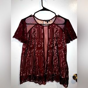 Express lace top